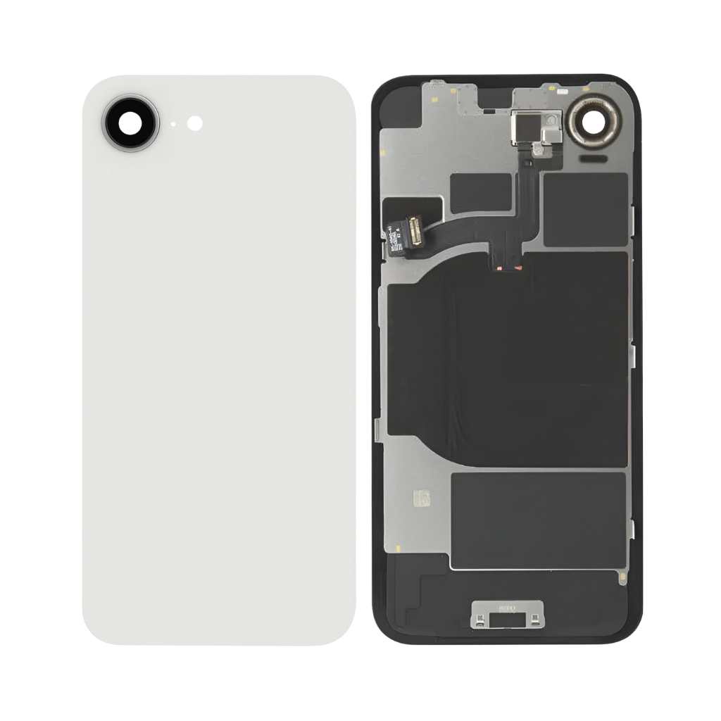 iPhone 16e Back Glass with Wireless NFC & MagSafe Magnet (White) - OEM