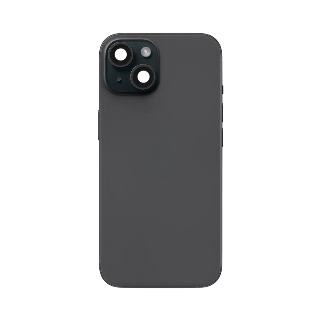 iPhone 15 Plus Back Glass with Wireless NFC & MagSafe Magnet (Black) - OEM - Image 2