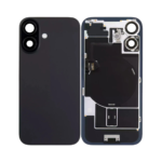 iPhone 16 Back Glass with Wireless NFC & MagSafe Magnet (Black) - OEM