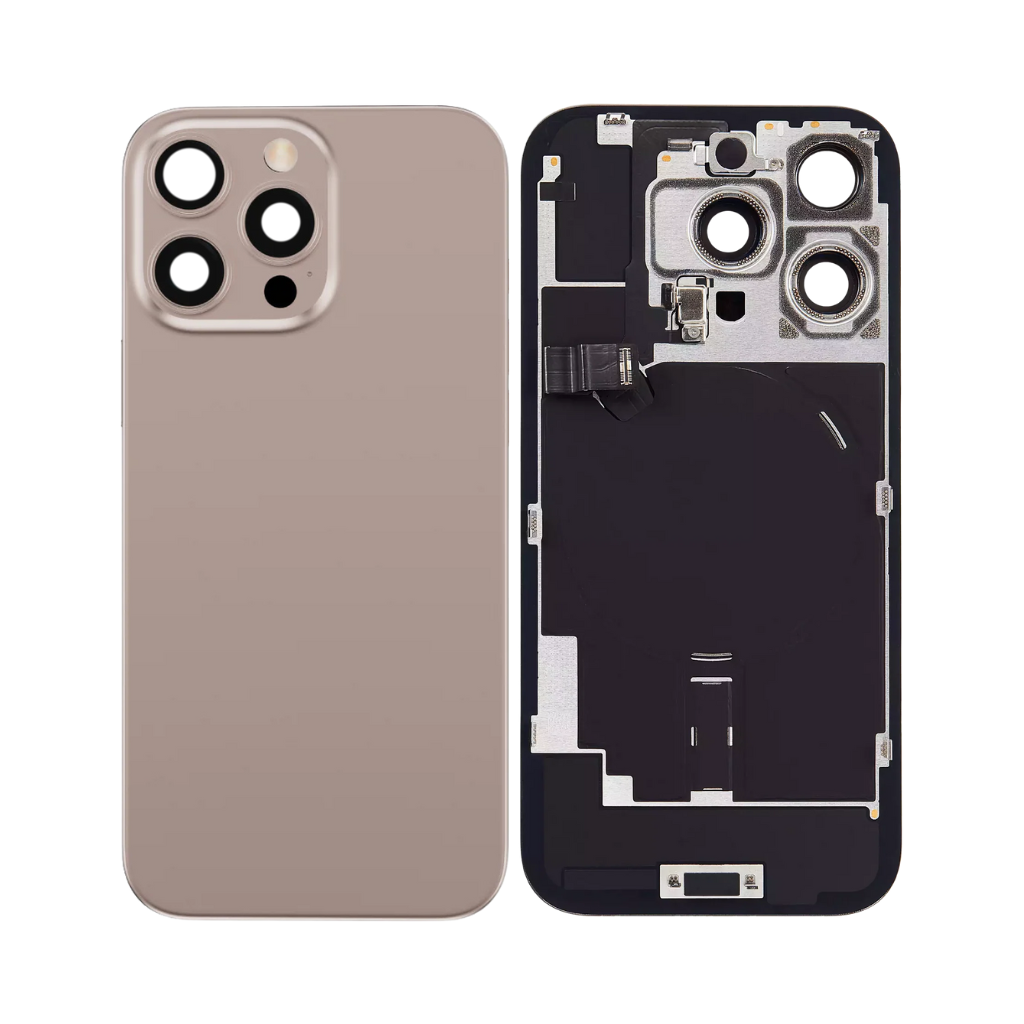 iPhone 16 Pro Max Back Glass with Wireless NFC & MagSafe Magnet (Desert Titanium) - OEM