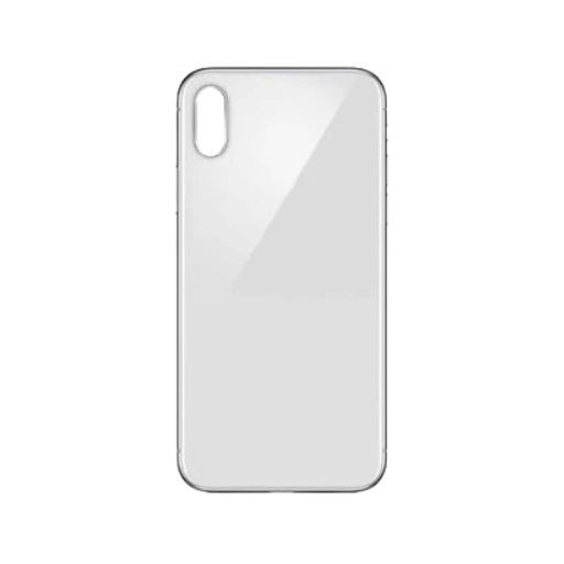 iPhone X Back Glass (Silver) - OEM