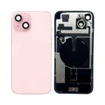 iPhone 15 Plus Back Glass with Wireless NFC & MagSafe Magnet (Pink) - OEM