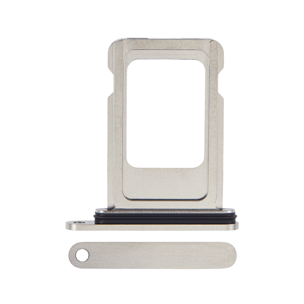 iPhone 15 Pro Sim Tray - OEM (White Titanium)