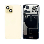 iPhone 15 Back Glass with Wireless NFC & MagSafe Magnet (Yellow) - OEM