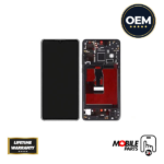 Huawei P30 LCD Assembly - Original with Frame (Black)