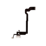 iPhone X Charging Port Flex - Aftermarket (Silver)