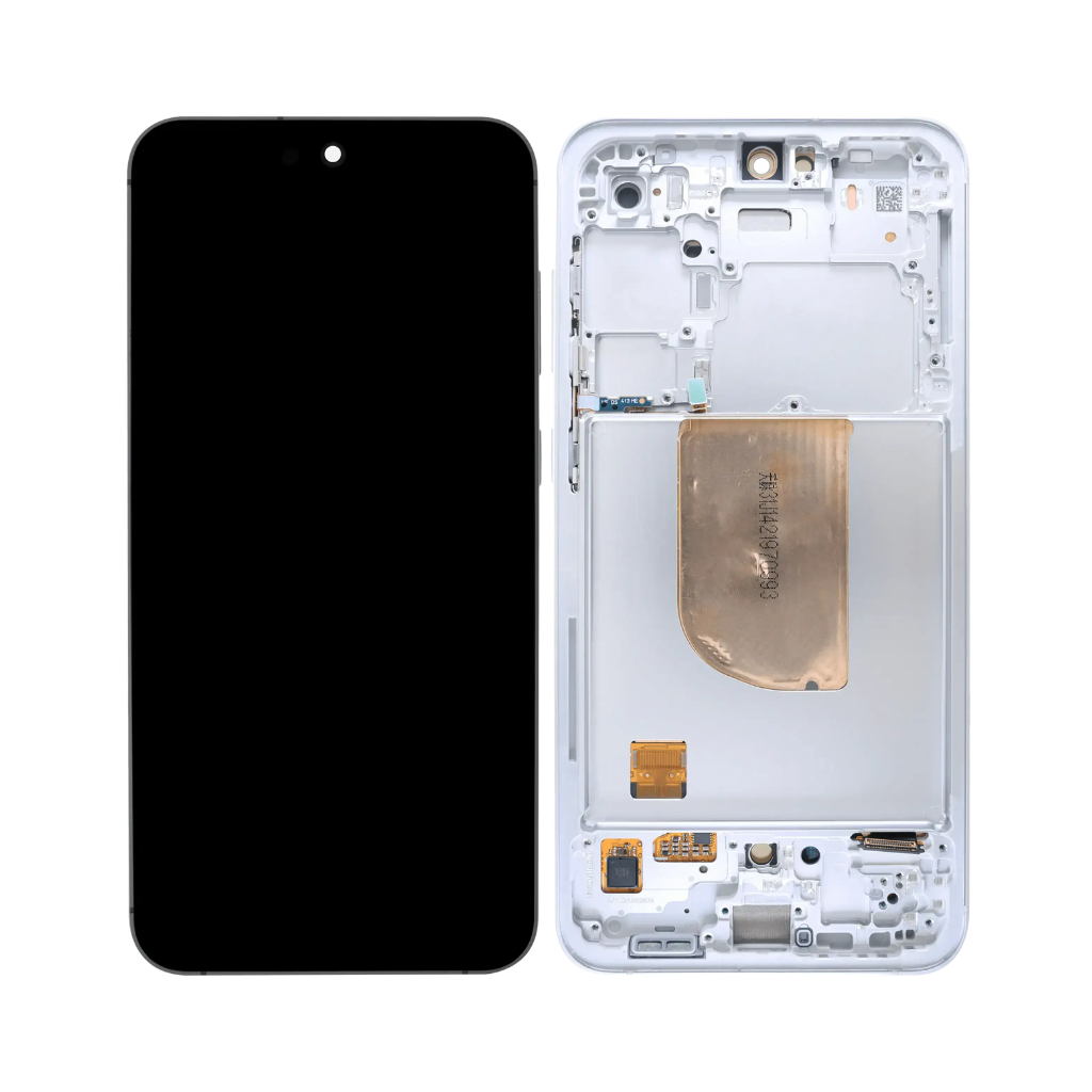 Samsung Galaxy S23 FE - OLED Assembly with frame (Cream) - OEM
