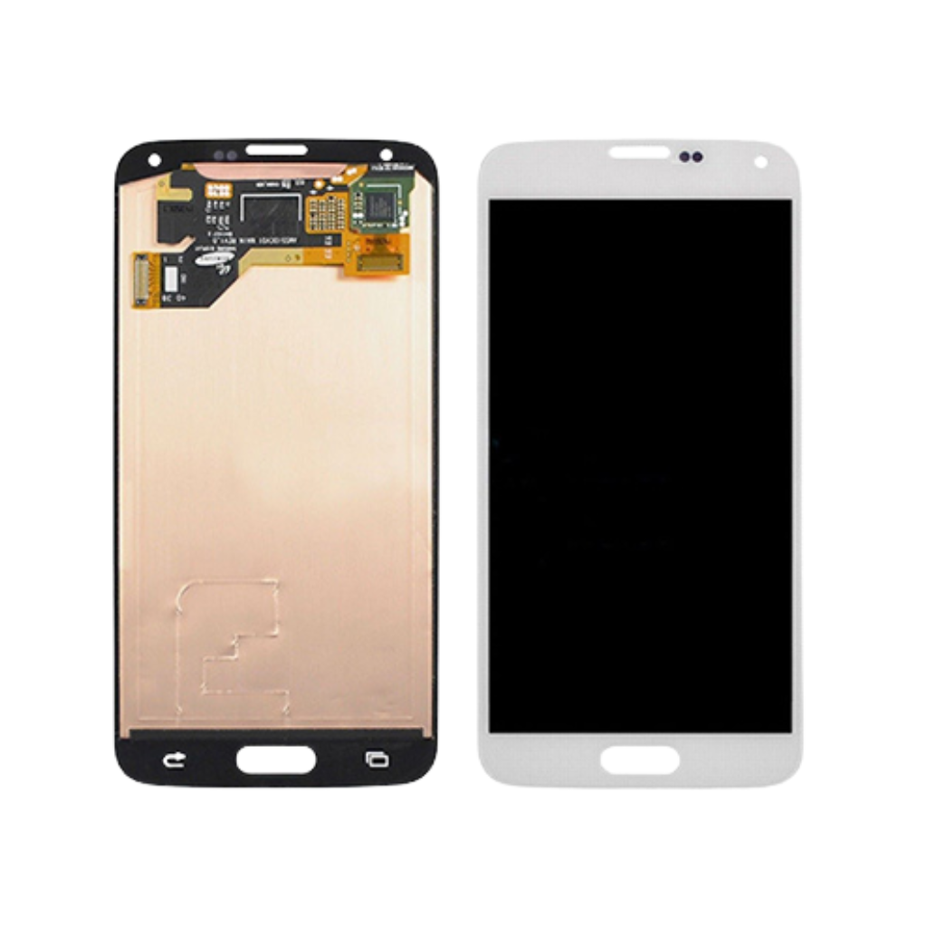 Samsung Galaxy S5 - OLED Assembly without frame (Shimmery White) - OEM