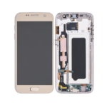 Samsung Galaxy S7 - OLED Assembly with frame (Gold Platinum) - Service Pack