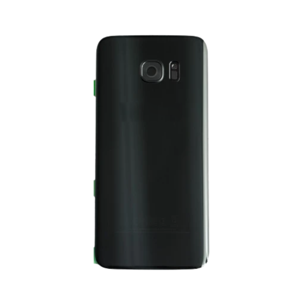 Samsung Galaxy S7 Back Cover Glass with camera lens (Black Onyx) - OEM