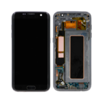 Samsung Galaxy S7 Edge - OLED Assembly with frame (Black Onyx) - OEM