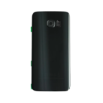 Samsung Galaxy S7 Edge Back Cover Glass with camera lens (Black Onyx) - OEM