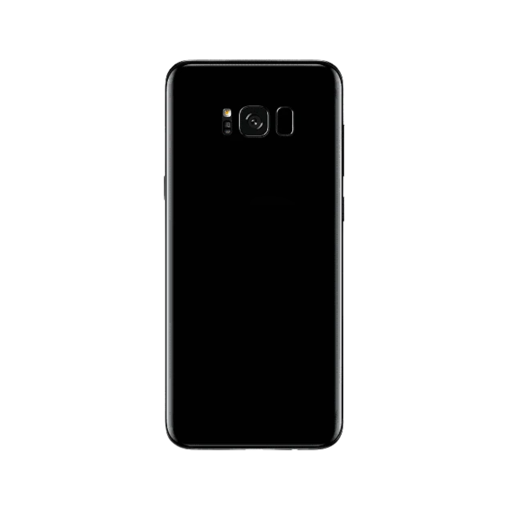 Samsung Galaxy S8 Plus Back Cover Glass with camera lens (Midnight Black) - OEM