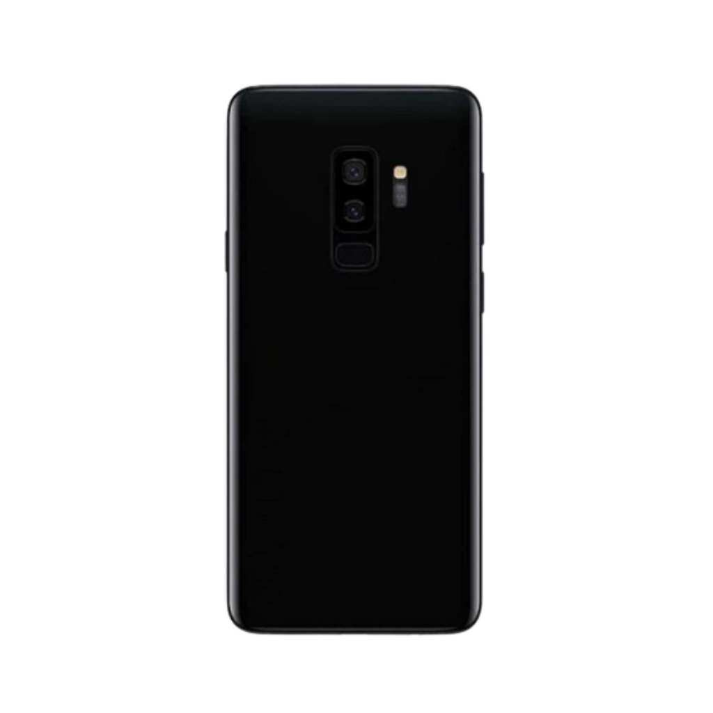 Samsung Galaxy S9 Plus Back Cover Glass with camera lens (Midnight Black) - OEM
