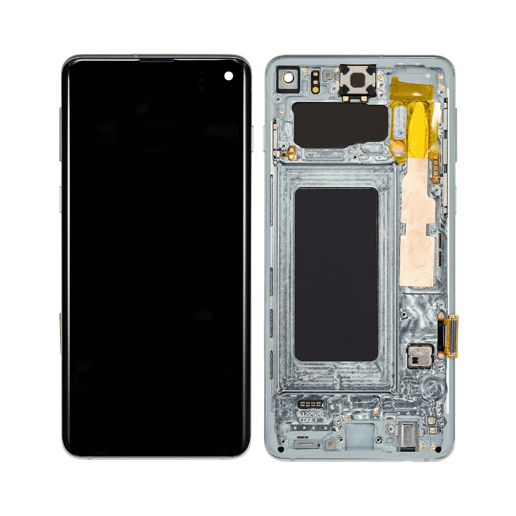 Samsung Galaxy S10 - OLED Assembly with frame (Prism Green) - OEM