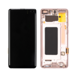 Samsung Galaxy S10 Plus - OLED Assembly with frame (Flamingo Pink) - Service Pack