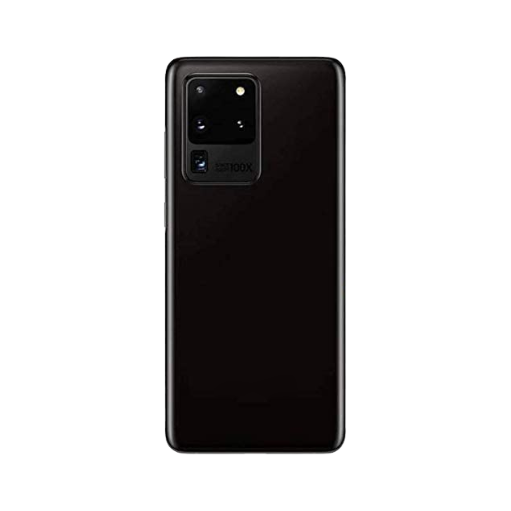 Samsung Galaxy S20 Ultra 5G Back Cover Glass with camera lens (Cosmic Black) - OEM