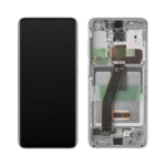 Samsung Galaxy S20 5G - OLED Assembly with frame (Cloud White) - OEM
