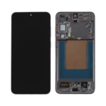 Samsung Galaxy S25 Plus - OLED Assembly with frame (Silver Shadow) - OEM