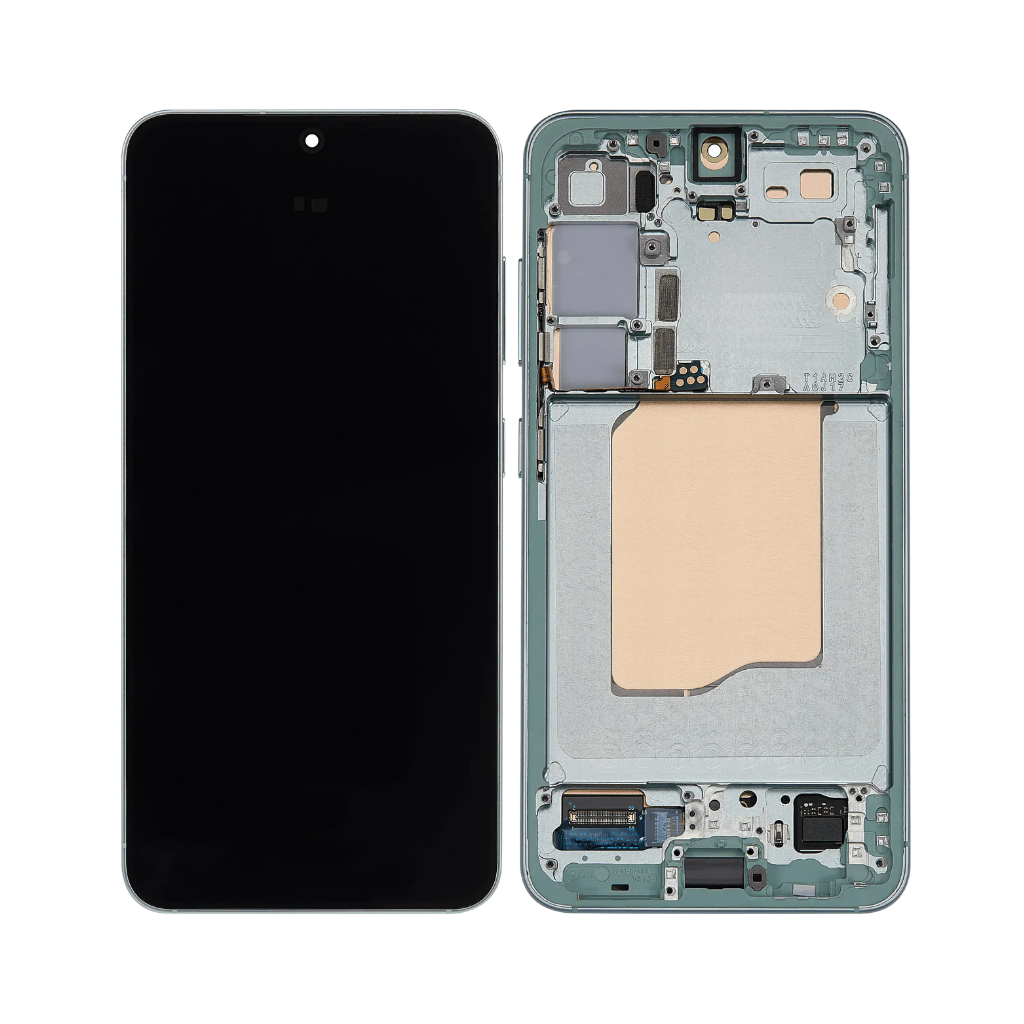 Samsung Galaxy S25 - OLED Assembly with frame (Mint) - OEM