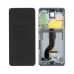 Samsung Galaxy S20 Plus 5G - OLED Assembly with frame (Cosmic Grey) - Service Pack
