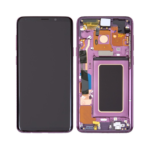 Samsung Galaxy S9 Plus - OLED Assembly with frame (Lilac Purple) - OEM