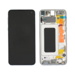 Samsung Galaxy S10e - OLED Assembly with frame (Prism White) - Service Pack