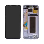Samsung Galaxy S8 - OLED Assembly with frame (Orchid Gray) - Service Pack