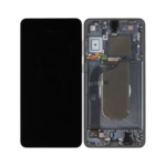Samsung Galaxy S25 Edge - OLED Assembly with frame (Titanium Jet Black) - OEM