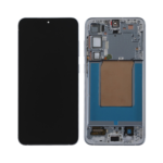 Samsung Galaxy S25 Plus - OLED Assembly with frame (Icy Blue) - Service Pack