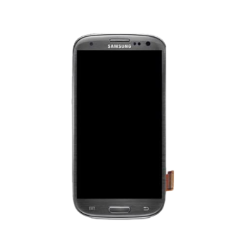 Samsung Galaxy S3 - LCD Assembly with frame (Titanium Grey) - OEM - Image 2