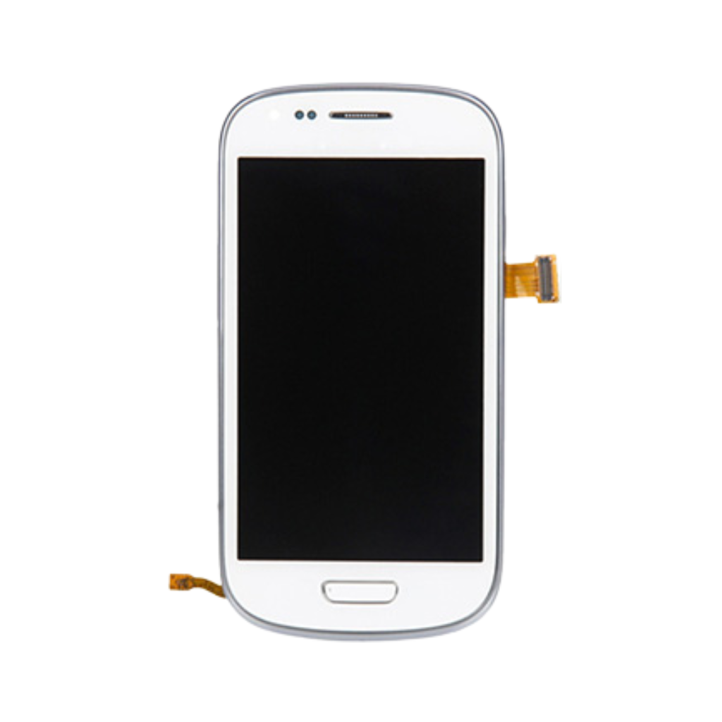 Samsung Galaxy S3 Mini - LCD Assembly with frame (White) - OEM - Image 2