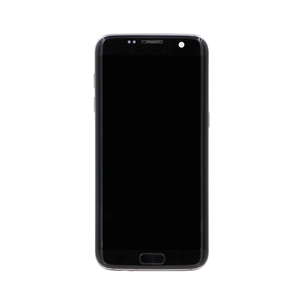 Samsung Galaxy S7 Edge - OLED Assembly with frame (Black Onyx) - OEM - Image 2