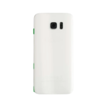 Samsung Galaxy S7 Edge Back Cover Glass with camera lens (White Pearl) - OEM