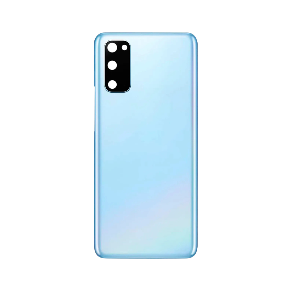 Samsung Galaxy S20 5G Back Cover Glass with camera lens (Cloud Blue) - OEM