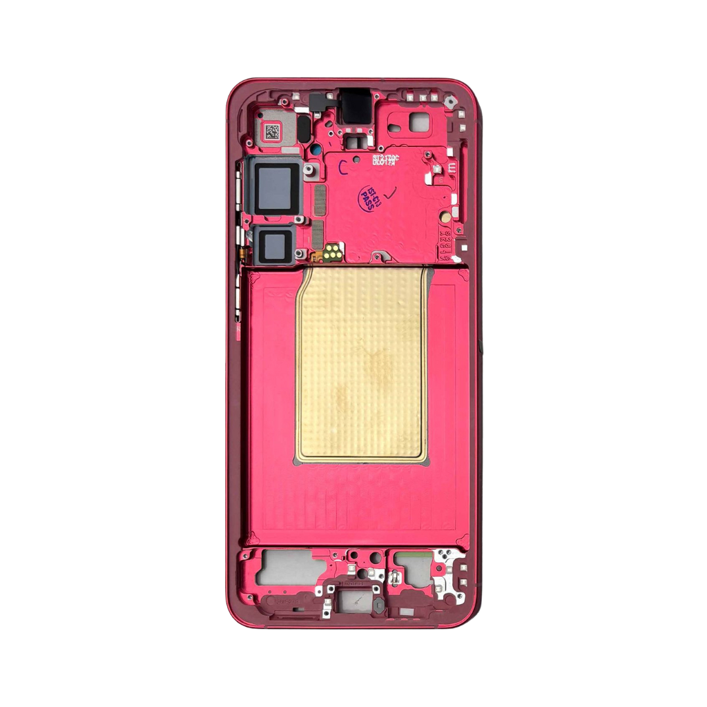 Samsung Galaxy S25 - OLED Assembly with frame (Coral Red) - OEM - Image 3