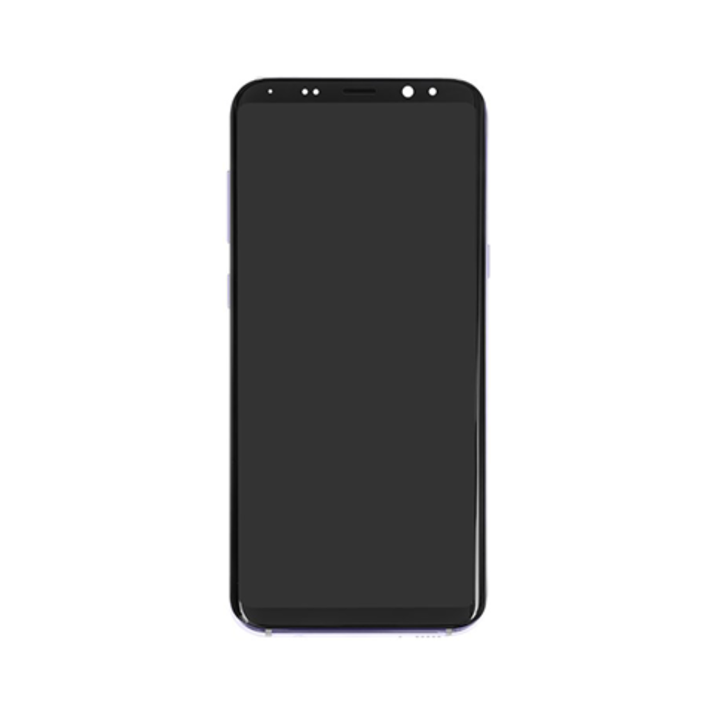 Samsung Galaxy S8 - OLED Assembly with frame (Orchid Gray) - OEM - Image 2