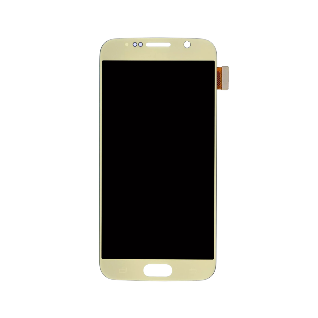 Samsung Galaxy S6 - OLED Assembly with frame (Gold Platinum) - OEM - Image 2