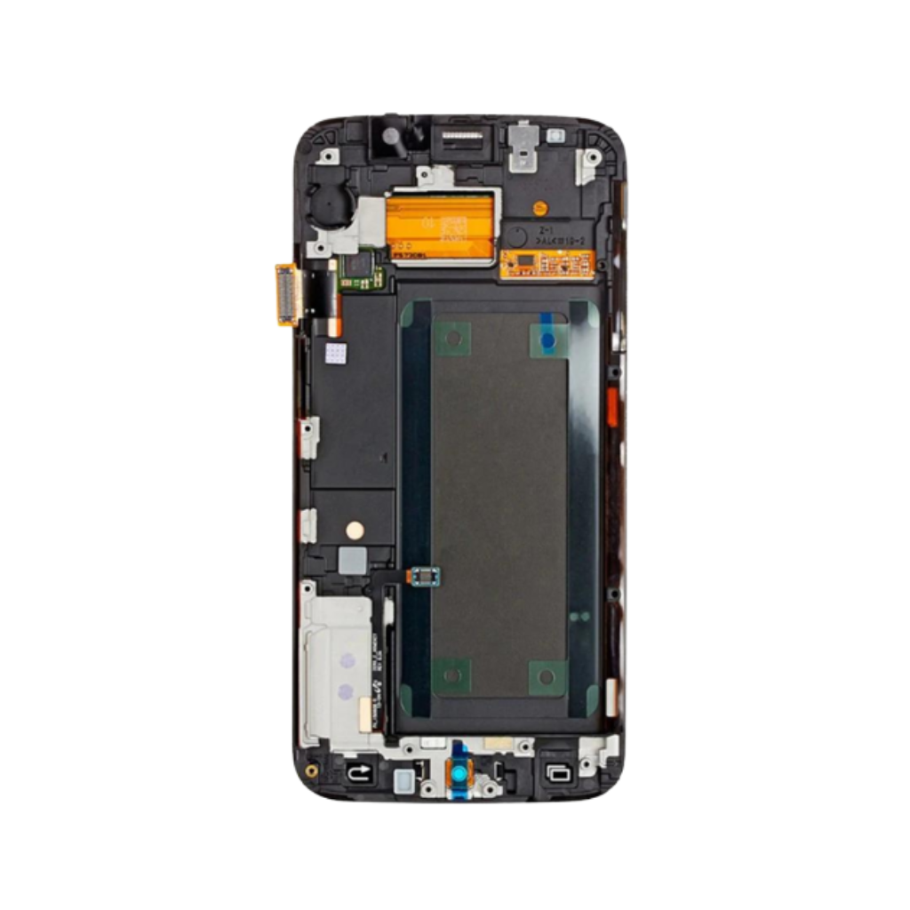 Samsung Galaxy S6 Edge - OLED Assembly with frame (Black Sapphire) - OEM - Image 3
