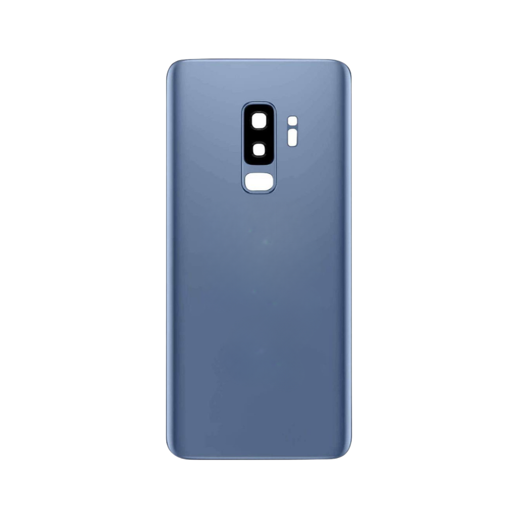 Samsung Galaxy S9 Plus Back Cover Glass with camera lens (Coral Blue) - OEM