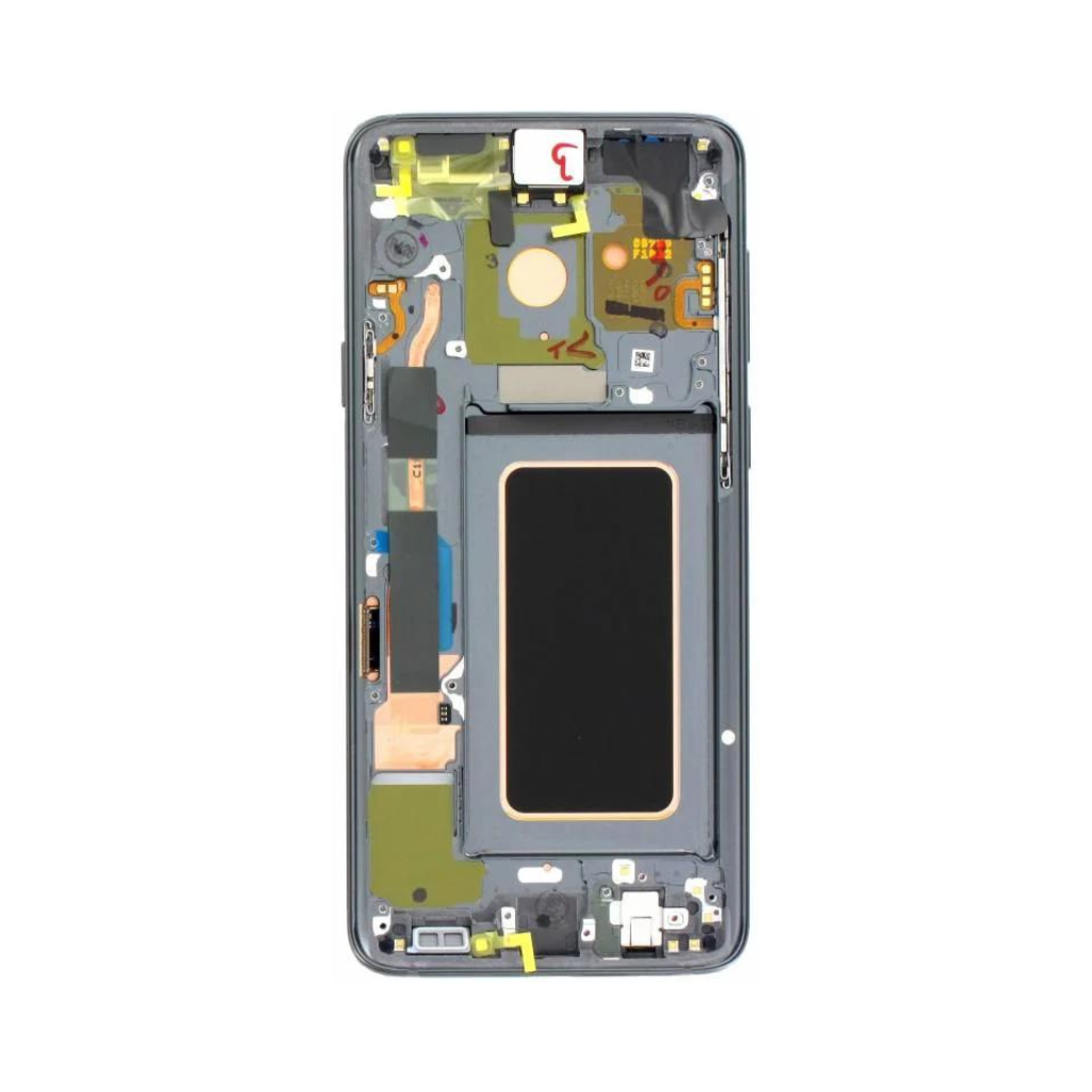 Samsung Galaxy S9 Plus - OLED Assembly with frame (Titanium Gray) - OEM - Image 3