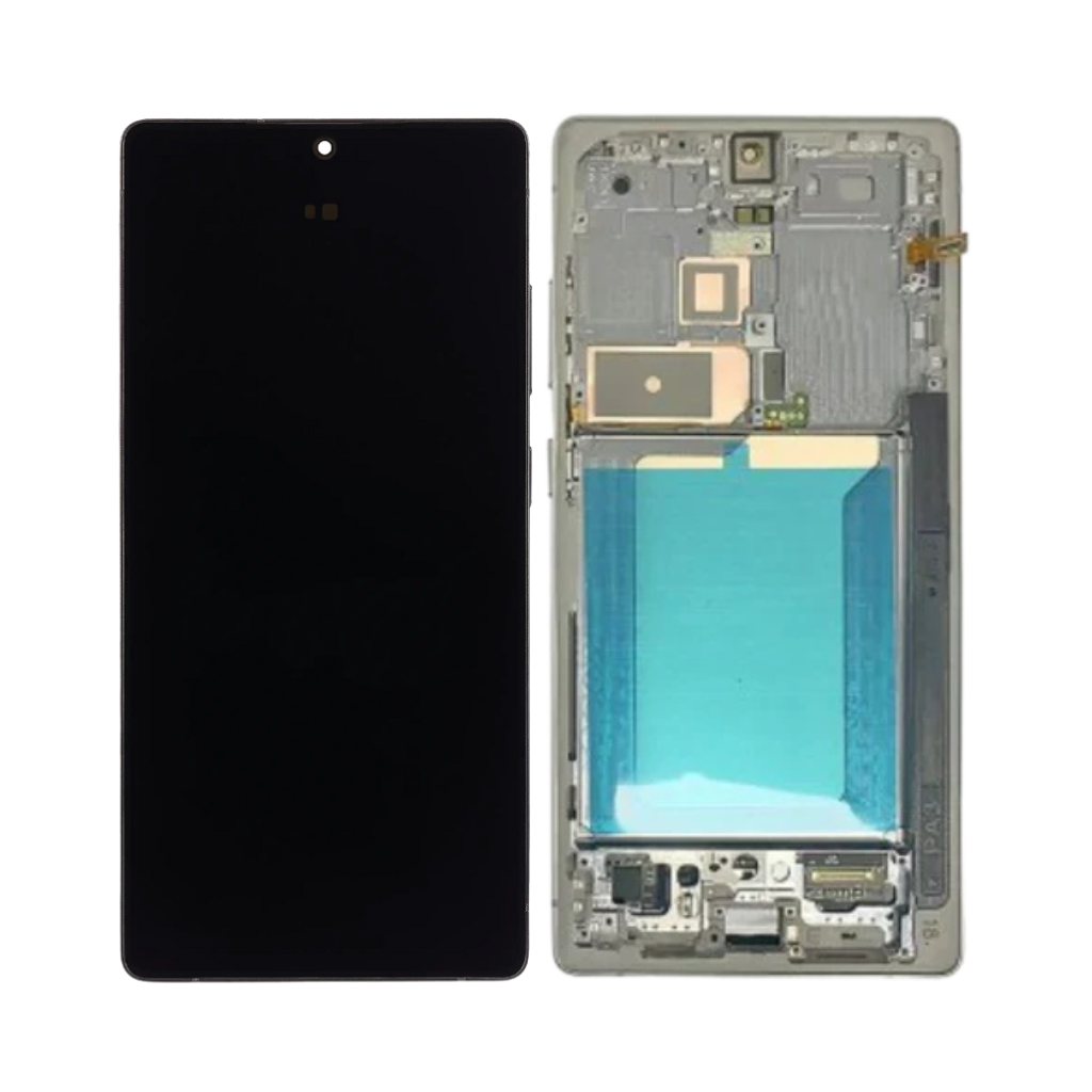 Samsung Galaxy S25 Ultra - OLED Assembly with frame (Titanium Jade Green) - OEM