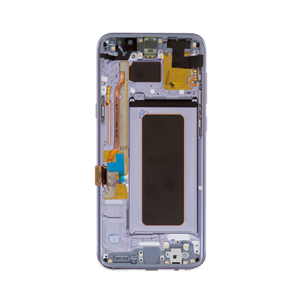 Samsung Galaxy S8 - OLED Assembly with frame (Orchid Gray) - OEM - Image 3