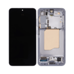 Samsung Galaxy S25 - OLED Assembly with frame (Icy Blue) - Service Pack