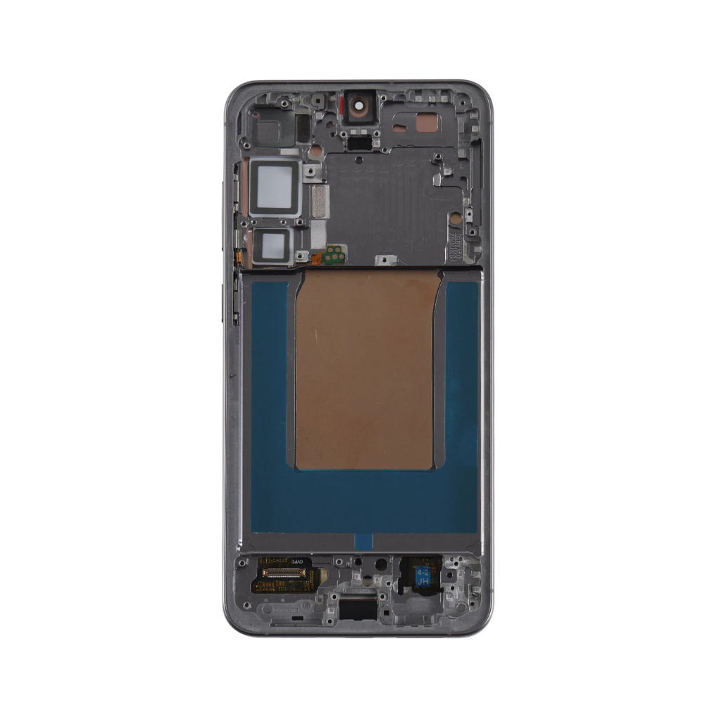 Samsung Galaxy S25 Plus - OLED Assembly with frame (Silver Shadow) - OEM - Image 3
