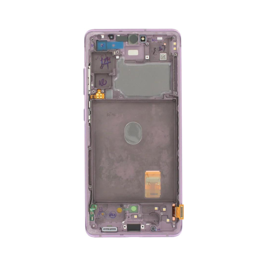 Samsung Galaxy S21 FE - OLED Assembly with frame (Lavender) - OEM - Image 3