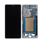 Samsung Galaxy S25 Ultra - OLED Assembly with frame (Titanium Silver Blue) - Service Pack