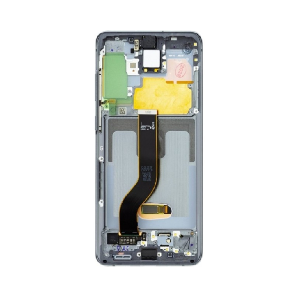 Samsung Galaxy S20 Plus 5G - OLED Assembly with frame (Cosmic Grey) - OEM - Image 3