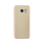 Samsung Galaxy S7 Back Cover Glass with camera lens (Gold Platinum) - OEM