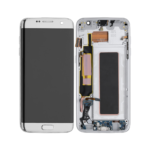 Samsung Galaxy S7 Edge - OLED Assembly with frame (Silver Titanium) - OEM